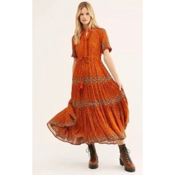 Free People Rare Feelings Dress Size L - Picture 1 of 5
